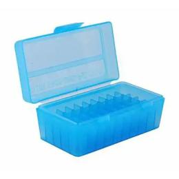 Кейс MTM д/піст.патр 7.62х25; 5.7х28; 357 Mag 7.62 x 25 TOKAREV на 50 патр. Blue (P50-38-24)