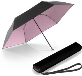 Парасолька Knirps US.050 Ultra Light Slim Manual Black Rose UV Coating (Kn95-0050-1009)