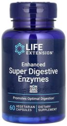 Вітаміни та мінерали Life Extension Травні ферменти, Enhanced Super Digestive Enzymes, 60 вегета (LEX-20216)