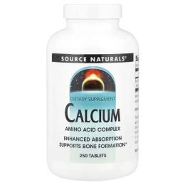 Вітаміни та мінерали Source Naturals Calcium 200mg - 250 tabs