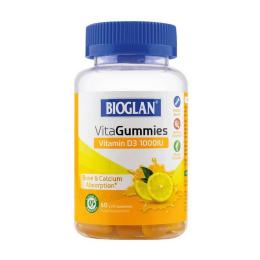 Вітаміни та мінерали Bioglan VitaGummies Vitamin D3 1000 IU (60 soft gummies, lemon) (21306-01)