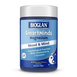 Вітаміни та мінерали Bioglan SmartMinds Magnesium Mood &amp; Mind (60 gummies, watermelon) (23986-01)