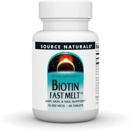 Вітаміни та мінерали Source Naturals Biotin Fast Melt 10000 mcg - 60 tabs