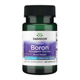 Вітаміни та мінерали Swanson Boron Boroganic Glycine 6mg - 60caps