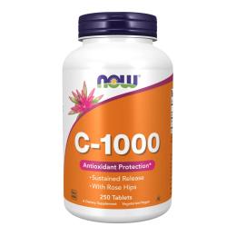 Вітаміни та мінерали Now Foods C-1000 RH NO TR - 250 tabs