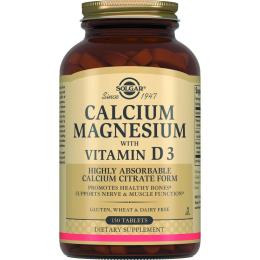 Вітаміни та мінерали Solgar Calcium Magnesium with Vitamin D3 - 150 tabs