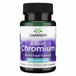 Вітаміни та мінерали Swanson Chelated Chromium 200mcg - 180caps