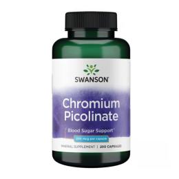 Вітаміни та мінерали Swanson Chromium Picolinate 200mcg - 200 сaps
