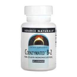 Вітаміни та мінерали Source Naturals Coenzymated B-2 25 mg Peppermint - 60 lozenges