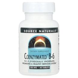 Вітаміни та мінерали Source Naturals Coenzymated Vitamin B-6 100 mg - 60 tabs