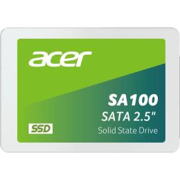 Внутрішній SSD диск Acer SA100 120Gb, 2.5, 560/500 MB/s (BL.9BWWA.101)
