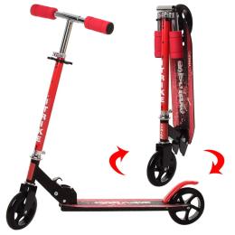 Самокат iTrike SR 2-005 з підніжкою складаний