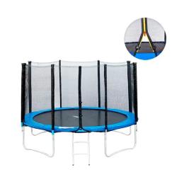 Батут PROFI MS 0497 діаметр 305 см на пружинах зі сходами та сіткою