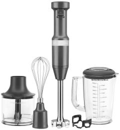 Блендер KitchenAid 5KHBV83EDG Charcoal Grey занурювальний з аксесуарами