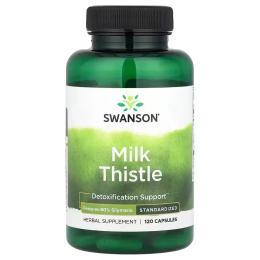 Натуральна добавка і екстракт Swanson Milk Thistle - 120 caps (100-19-6425822-20)