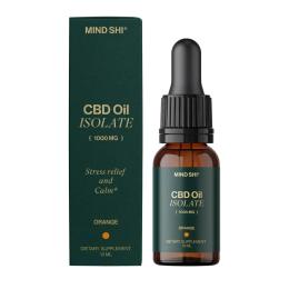 Натуральна добавка і екстракт Mind Shi CBD Oil Isolate 1000 mg (10 ml, orange) (24090-02)