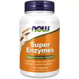 Натуральна добавка і екстракт Now Super Enzymes (90 caps) (06364-01)
