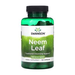 Натуральна добавка і екстракт Swanson Neem Leaf 500 mg - 100 caps (2023-10-6663)