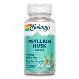 Натуральна добавка і екстракт Solaray Psyllium Husk 525mg - 100 vcaps (2022-10-1020)