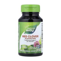 Натуральна добавка і екстракт Natures Way Red Clover Blossoms/Herb - 100 vcaps (2023-10-6401)