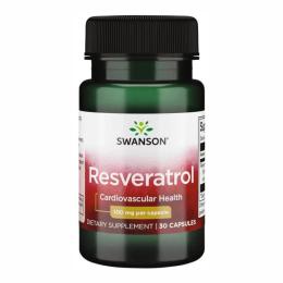 Натуральна добавка і екстракт Swanson Resveratrol 100 mg - 30 caps (100-61-8413201-20)