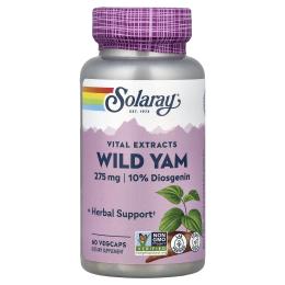 Натуральна добавка і екстракт Solaray Wild Yam (60 veg caps) (24571-01)