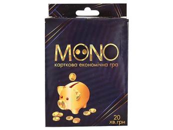 Настільна гра STRATEG 30569 карткова економічна Mono