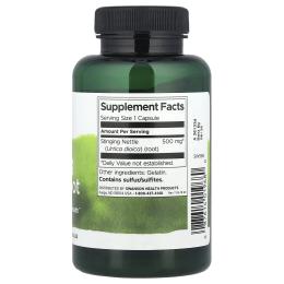 Натуральна добавка і екстракт Swanson Stinging Nettle Root 500 mg - 100 caps (100-69-1073168-20)