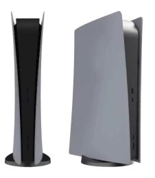 Змінна панель для Sony Playstation Infinity Game Console Faceplate для PS5 Pro PlayStation 5 Gray