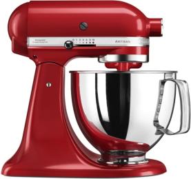 Кухонна машина KitchenAid Artisan 5KSM125EER Red з відкидним блоком, 4.8 л, планетарний