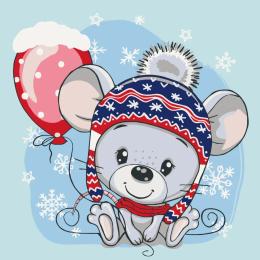 Картина за номерами Art Craft 15548-AC Мишеня з кулькою 30х30 см