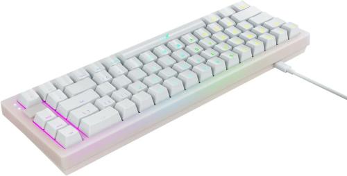 Клавіатура Xtrfy K5 68 keys Kailh Red Hot-swap RGB White (K5-RGB-CP