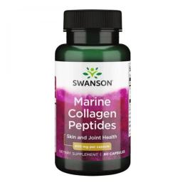 Натуральна добавка і екстракт Swanson Type I Hydrolyzed Marine Collagen Peptides 400mg - 60 caps (2023-10-4061)