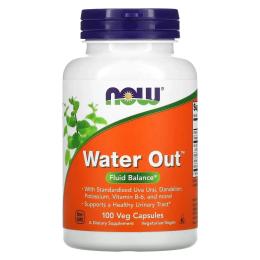 Натуральна добавка і екстракт Now Foods Water Out - 100 vcaps (2022-10-0680)