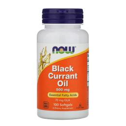 Натуральна добавка і екстракт Now Foods Black Currant Oil, 500 мг, 100 caps (NOW-01715)