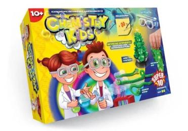 Набір для експериментів Danko Toys CHK-01 CHEMISTRY KIDS безпечний навчальний (CHK-01-04U)