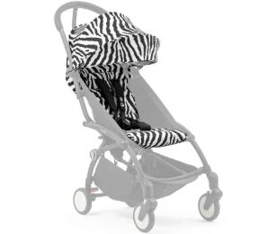 Комплект кольоровий Stokke YOYO 6+ Zebra капюшон та дод. мяка вкладка (646414)