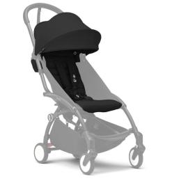 Комплект кольоровий Stokke YOYO 6+ Black капюшон та дод. мяка вкладка (646403)