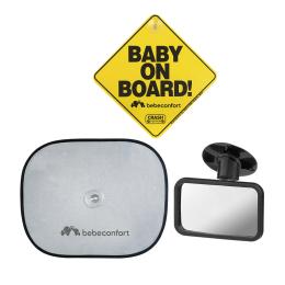 Набір для безпечної подорожі Bebe Confort 3203201300 дзеркало, знак, шторка