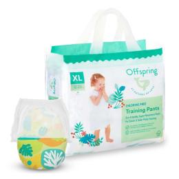 Підгузки-трусики Offspring розмір XL, 12-20 кг, 30 шт, Ліс