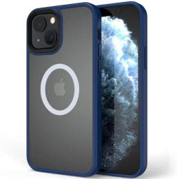 Чохол-накладка EpiK Metal Buttons with MagSafe для Apple iPhone 13 (6. Blue