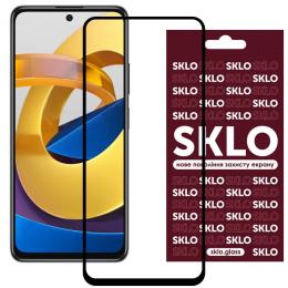 Захисне скло SKLO 3D (full glue) для Xiaomi Poco M4 Pro 4G (00000055
