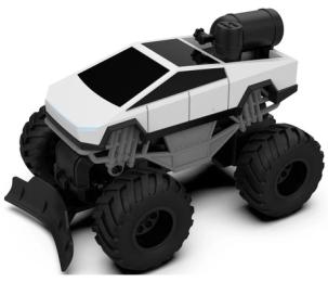 Іграшка на радіокеруванні KS Drive SPRAY CAR  -  CYBER RIDE White (SL-6076RH)