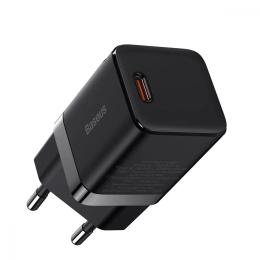 Адаптер живлення для телефона Baseus GaN3 Fast Charger Type-C 30W Black (CCGN010101)