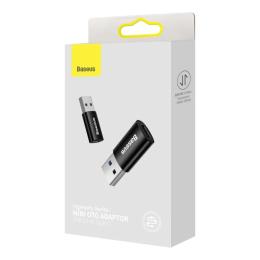 Перехідник Baseus Ingenuity Mini OTG USB 3.1 to Type-C Black (ZJJQ000101)