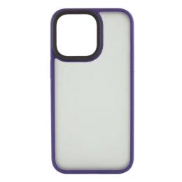 Чохол-накладка EpiK Metal Buttons для iPhone 14 Dark Purple (6,1)