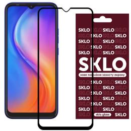 Захисне скло SKLO 3D (full glue) для TECNO Spark 6 Go (00000052446_1