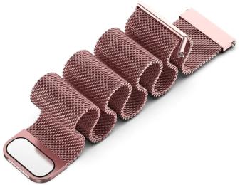 Ремінець для смарт-годинника BeCover Milanese Style для Nokia (20mm)/Withings Steel/Ste Wine Red