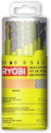 Набір свердел і зубил Ryobi HSS RAK18DMIX (5132004669) 18 шт.