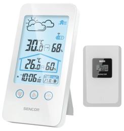 Метеостанція Sencor SWS 3000 W White електронна